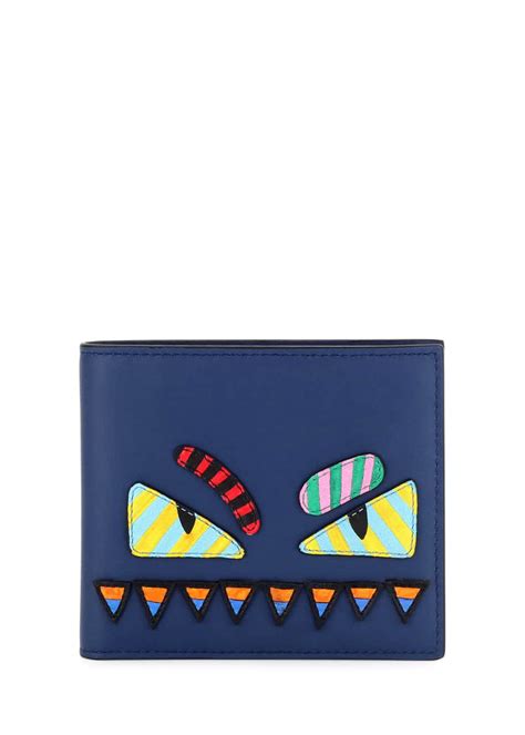 fendi monster eyes striped wallet|neiman marcus Fendi monster eyes.